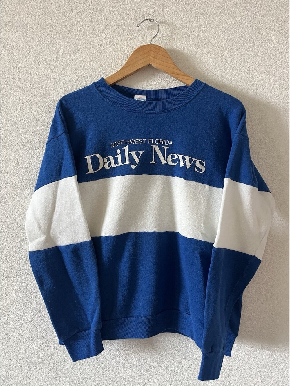 Vintage Tultex Northwest Florida Daily News Sweatshirt L⁠